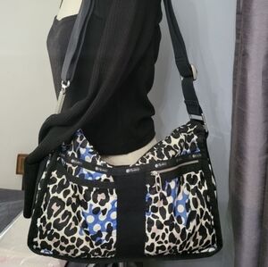 Lesportsac Deluxe Everyday Crossbody Bag - Cheetah Print -